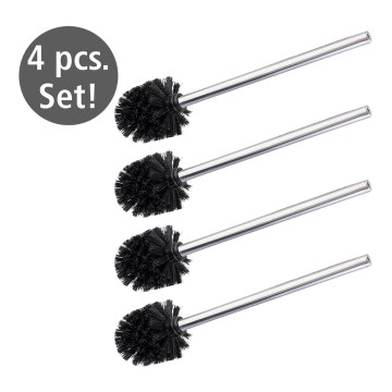 WENKO 24089800 - WC-kefe 8x35 cm rozsdamentes acél/ezüst/fekete