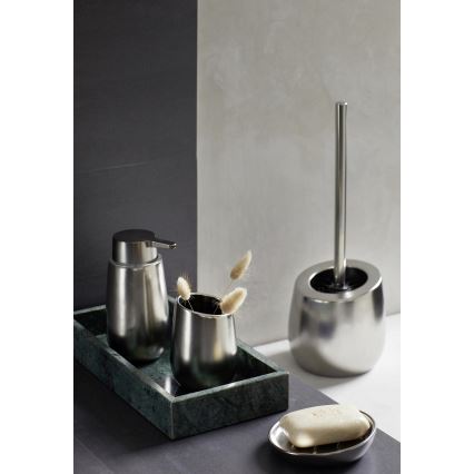 WENKO 24140100 - WC-kefe BADI 13,5x38 cm ezüst