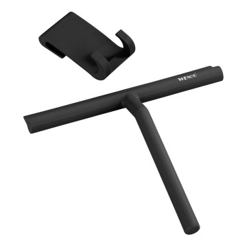 WENKO 24171100 - Zuhanylehúzó MOLA 21x24,5 cm rozsdamentes acél/fekete