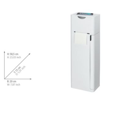 WENKO 24212100 - IMON WC-kefe, 20x58,5 cm, fehér