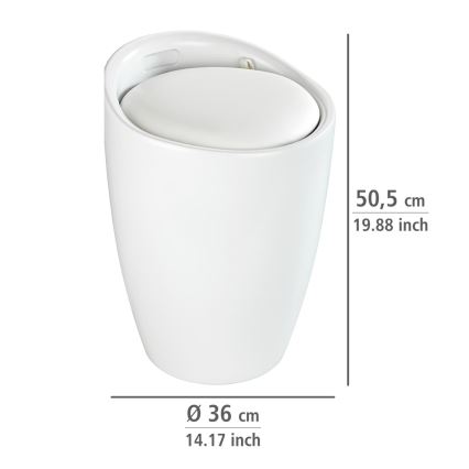 WENKO 24228100 - Hokedli CANDY 36x50,5 cm fehér/fekete