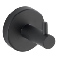 WENKO 24232100-BOSIO BLACK kampó 5,5x5,5 cm rozsdamentes acél/ezüstszínű