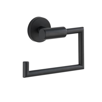 WENKO 24240100-WC-papír tartó BOSIO BLACK 15x10,5 cm rozsdamentes acél/ezüst