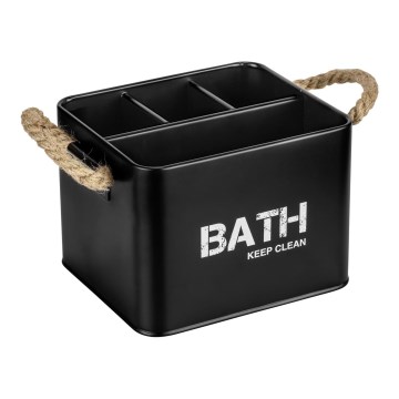 WENKO 24328100 - GARA tárolódoboz 19x13 cm fekete