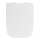 WENKO 24334100-WC-ülőke EXCLUSIVE 46,5x37 cm fehér/ezüst