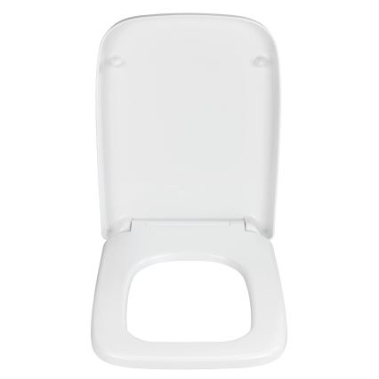 WENKO 24334100-WC-ülőke EXCLUSIVE 46,5x37 cm fehér/ezüst