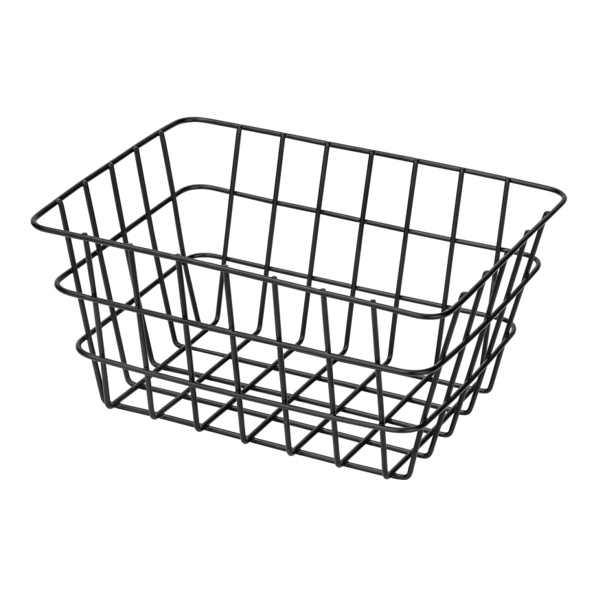 WENKO 24371100 - VIANA tárolókosár 18x25 cm fekete