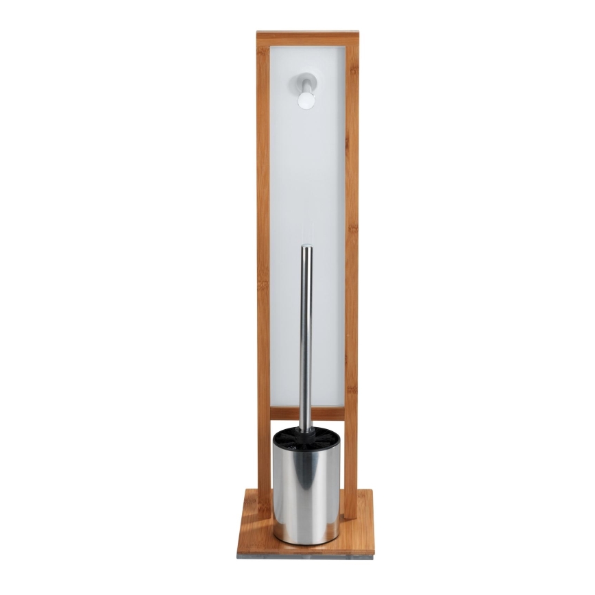 WENKO 24391100 - WC-kefe RIVALTA 18x70 cm barna/fehér/fekete