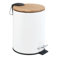 WENKO 24392100 - TORTONA kosár 17x23,5 cm fehér/barna/fekete