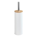 WENKO 24393100 - WC-kefe TORTONA 9,5x38,5 cm fehér/barna