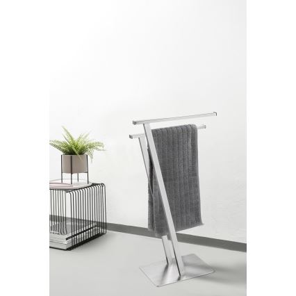 WENKO 24397100 - Törölközőtartó LIRIO 20x76,5 cm rozsdamentes acél/szatén