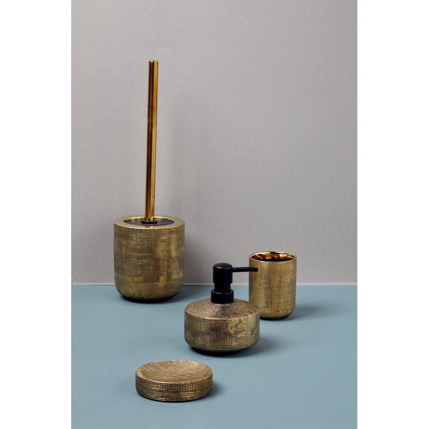 WENKO 24403100 - WC-kefe RIVARA 11,5x40 cm arany