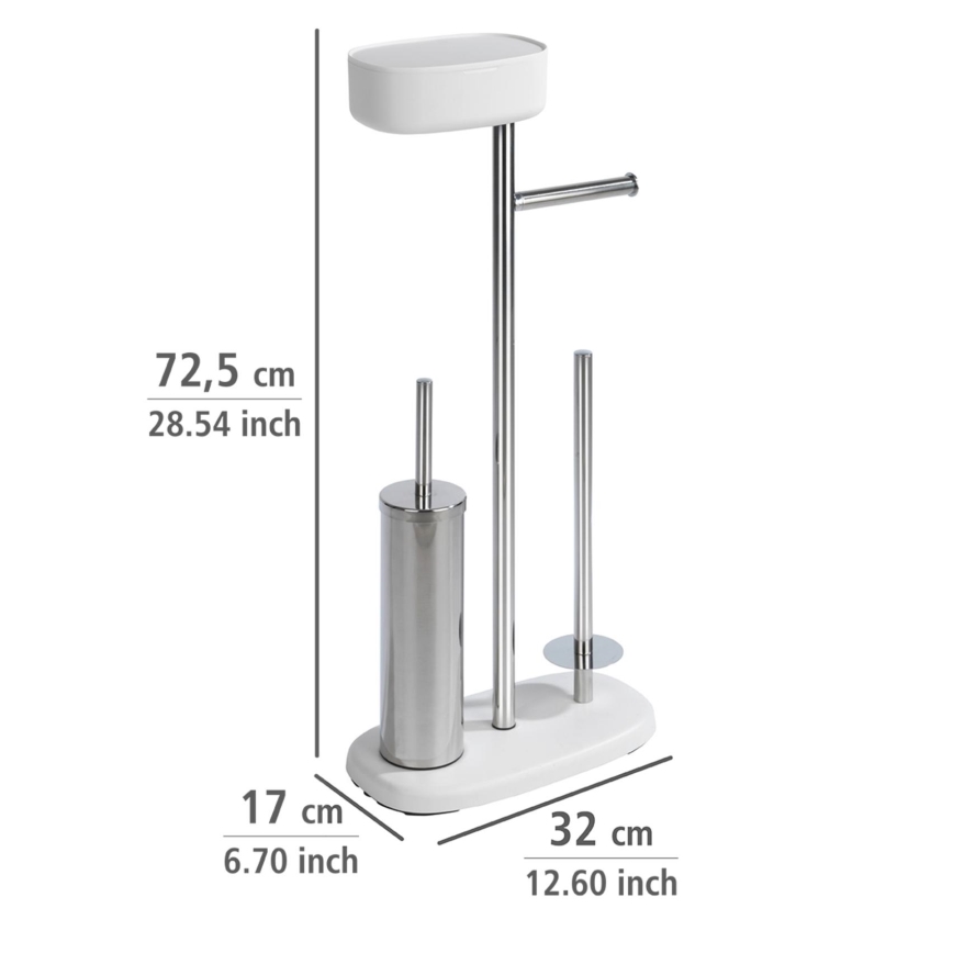WENKO 24420100 - WC szett RIVAZZA 17x72,5 cm fehér