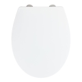 WENKO 24516100-WC WC-ülőke 300/350 KG teherbírás, 37x44,5 cm, fehér/ezüst