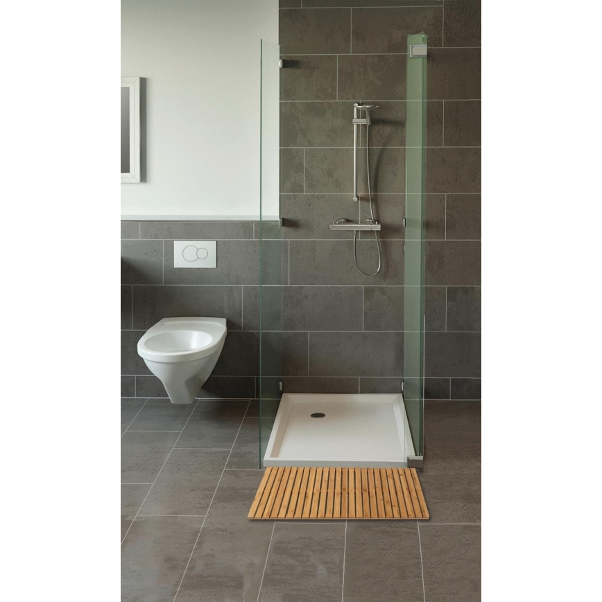 WENKO 24611100 - BAMBUSA lábtörlő 100x50 cm barna