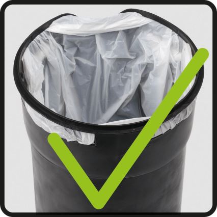 WENKO 24636100 - LEMAN kosár 17x25 cm zöld/fekete