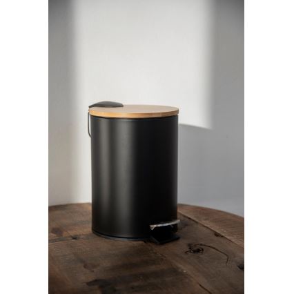 WENKO 24696100 - TORTONA kosár 17 x 21 cm fekete/barna