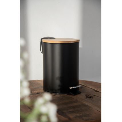 WENKO 24696100 - TORTONA kosár 17 x 21 cm fekete/barna