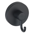WENKO 24730100 - VACUUM-LOC kerek kampó, fekete, 6 x 6,7 cm