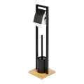 WENKO 24751100 - WC szett BAMBU⁠SA 18x72,5 cm fekete/barna