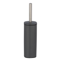 WENKO 24777100 - WC szett ALASSIO 9,3x39,2 cm rozsdamentes acél/szürke