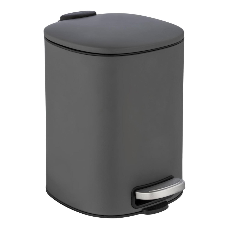 WENKO 24780100 - ALASSIO kosár 20,5 x 27 cm, szürke/fekete