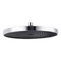WENKO 24910100 - SOFTWATER zuhanyfej 26x26 cm fényes króm/fekete