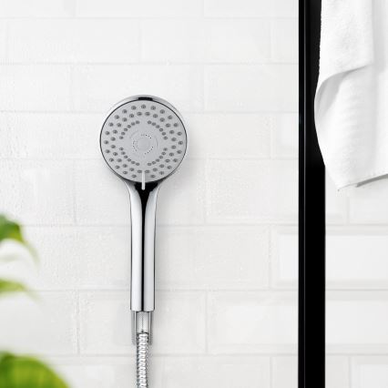 WENKO 24918100 - Zuhanyfej BASIC LINE 9,5x9,5 cm fényes króm/ezüst