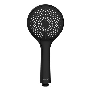 WENKO 24924100 - Zuhanyfej WATERSAVING SYSTEM 11x11 cm fekete