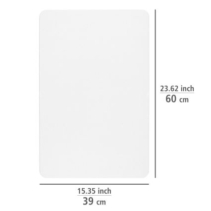 WENKO 24935100-SIMI fürdőszobai szőnyeg 39x60 cm fehér