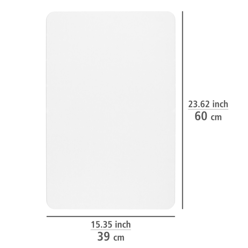 WENKO 24935100-SIMI fürdőszobai szőnyeg 39x60 cm fehér