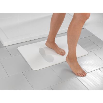 WENKO 24935100-SIMI fürdőszobai szőnyeg 39x60 cm fehér