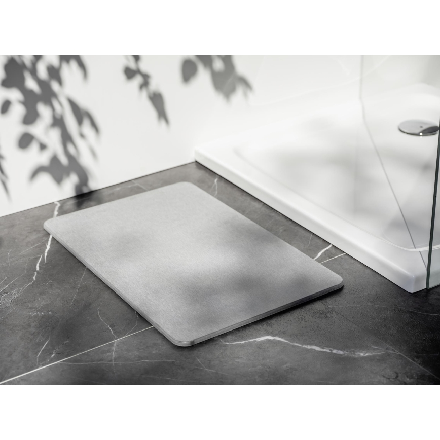 WENKO 24936100-SIMI fürdőszőnyeg 39x60 cm szürke