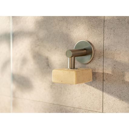 WENKO 24971100-Szappantartó TURBO-LOC 4,5x7 cm ezüstszínű