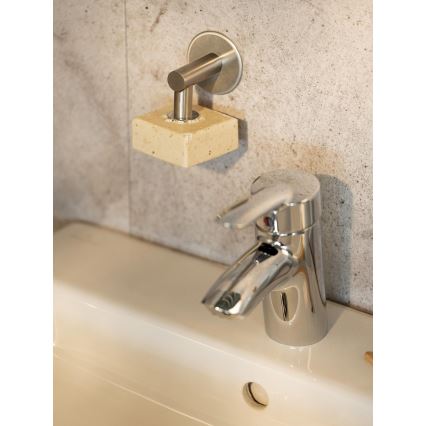 WENKO 24971100-Szappantartó TURBO-LOC 4,5x7 cm ezüstszínű