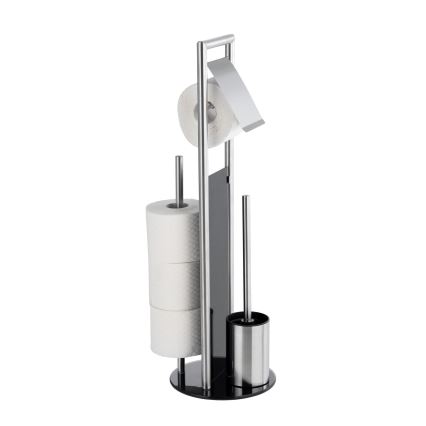 WENKO 24981800 - WC-szett RAVINA 20x70 cm rozsdamentes acél/ezüst
