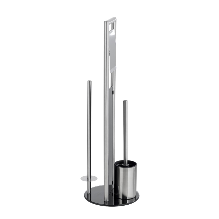 WENKO 24981800 - WC-szett RAVINA 20x70 cm rozsdamentes acél/ezüst