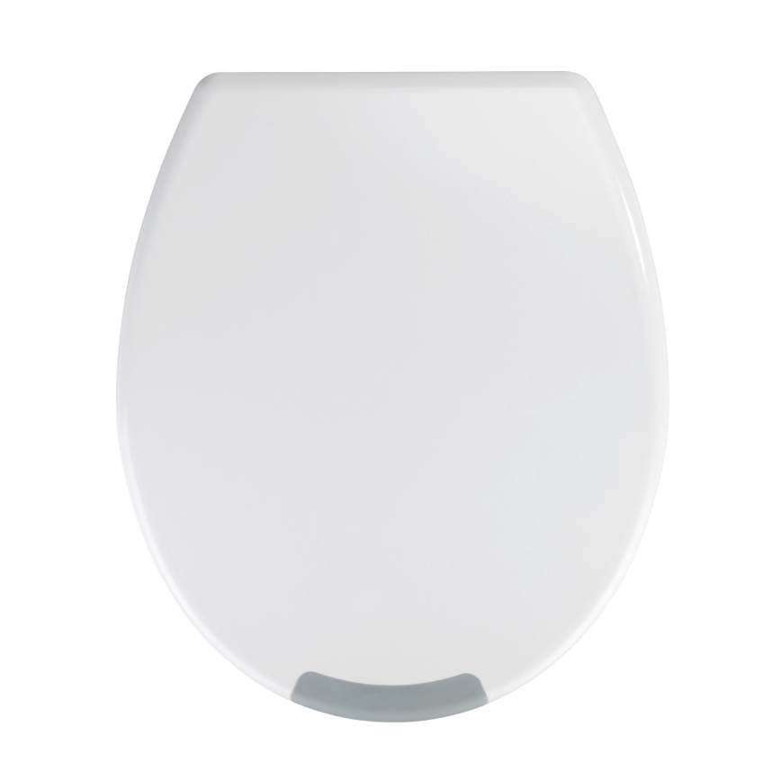 WENKO 25005100-WC-ülőke SECURA 37x44 cm fehér/szürke