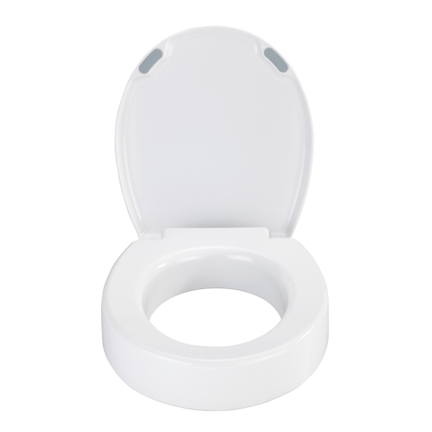 WENKO 25005100-WC-ülőke SECURA 37x44 cm fehér/szürke