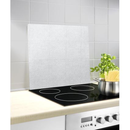 WENKO 2511910800 - Fedőlap 50x56 cm átlátszó/szürke