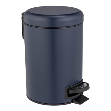 WENKO 25153100 - LEMAN szemetes 17x25 cm kék/fekete