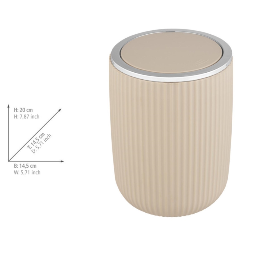 WENKO 25186100 - AGROPOLI kosár 14,5x20 cm bézs