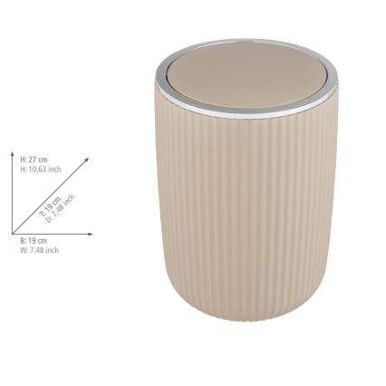 WENKO 25187100 - AGROPOLI kosár, 19x27 cm, bézs