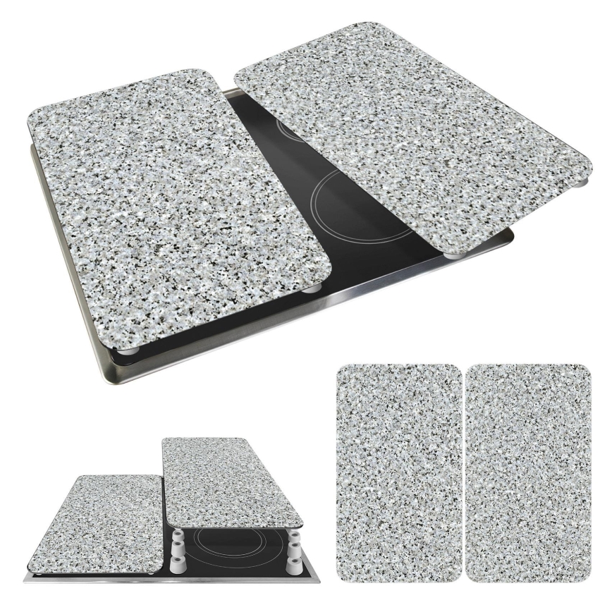 WENKO 2521120500-Fedőlap ABDECKPLATTE - NEUTRÁLIS 30x52 cm gránit/színes
