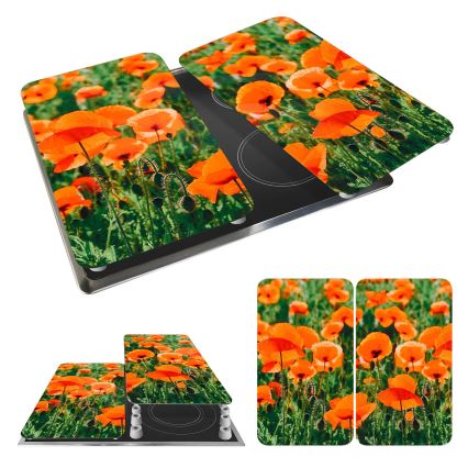 WENKO 2521434500 - elegáns fedőlap virágos/növényes mintával, 30x52 cm, többszínű