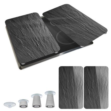 WENKO 2521480100 - Fedőlap 30x52 cm színes/szürke/átlátszó