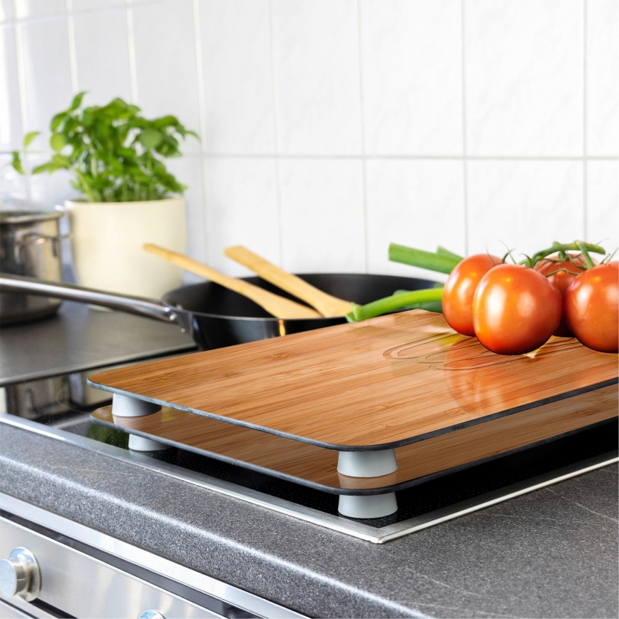 WENKO 2521497100 - Főzőlapfedél 52x30 cm többszínű/szürke/átlátszó