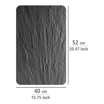 WENKO 2521499800 - SLATE fedőlapok 52x40 cm többszínű/szürke/átlátszó
