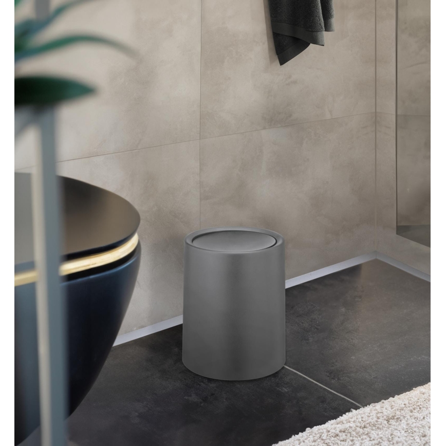 WENKO 25219100 - ATRI kosár 21 x 25,5 cm szürke