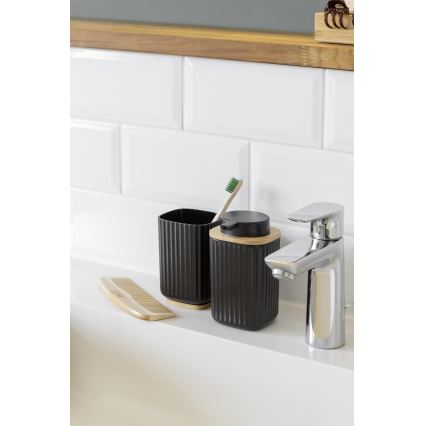 WENKO 25298100 - ROTELLO szappanadagoló 8,9x12,7 cm fekete/barna